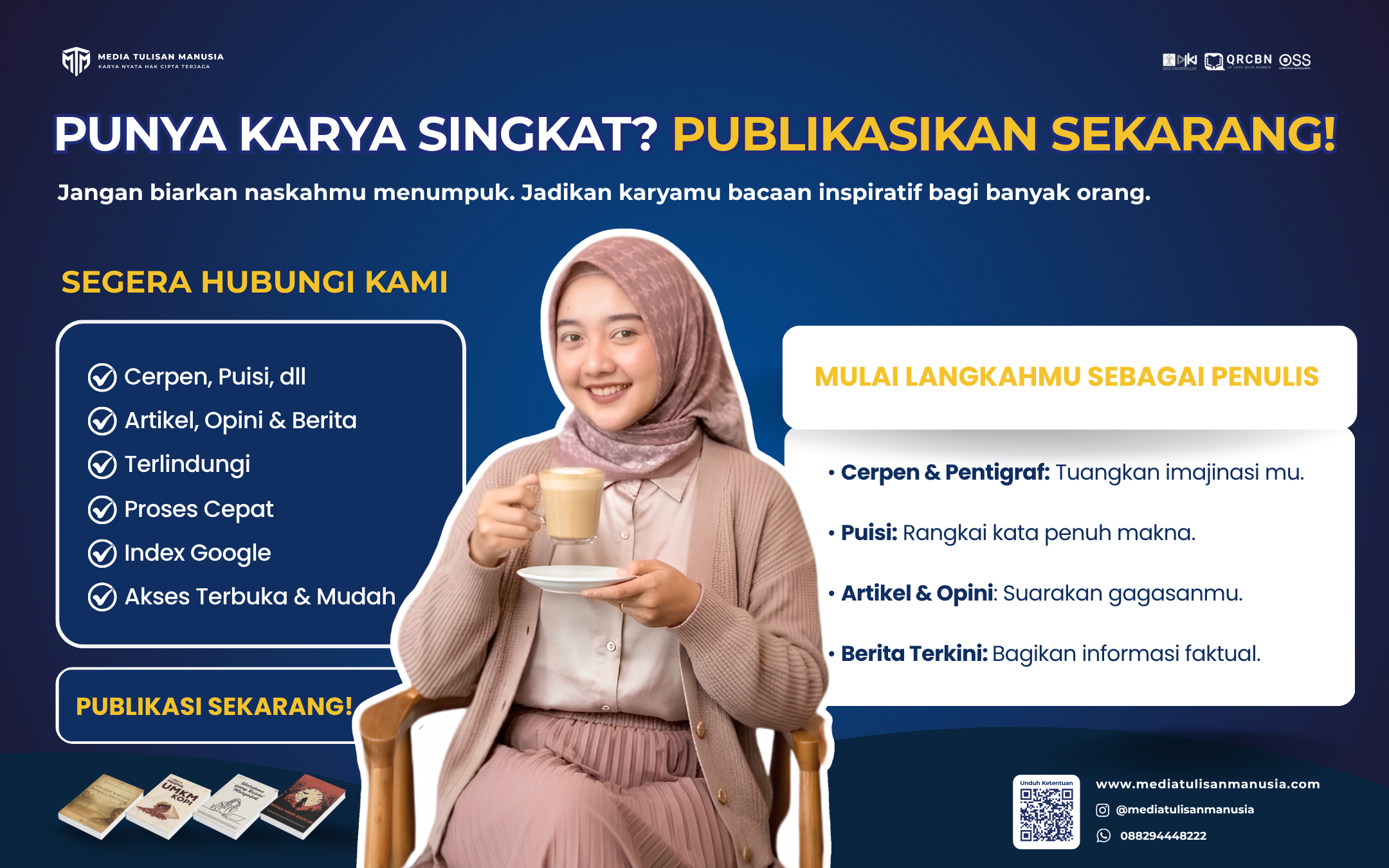 Layanan Publikasi dan Penerbitan Buku QRCBN